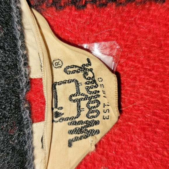 Vintage Woolrich jacket 100% wool red buffalo plaid coat red black checkered - Picture 3 of 9